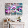 'Painted Petals XIX' - 3 Piece Wrapped Canvas Print Set EJ858