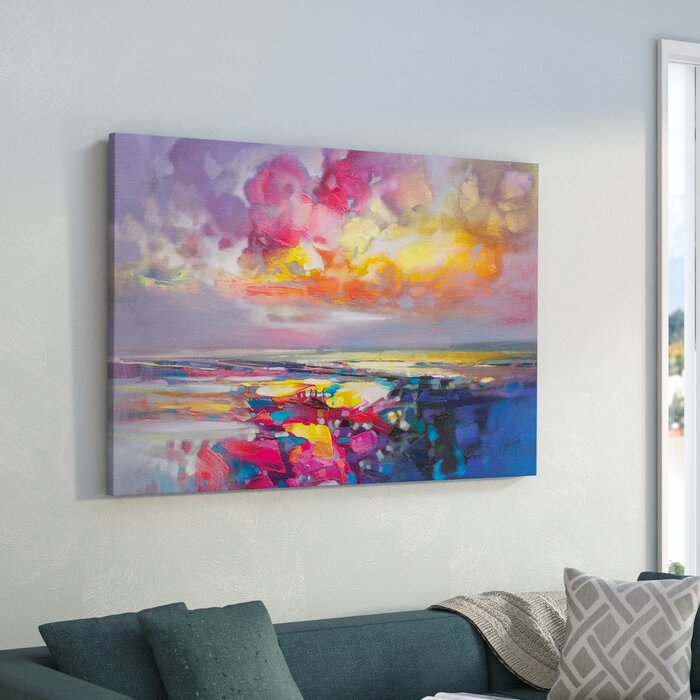'Primary Shore' Print on Canvas - 26" x 40" (#K5696)