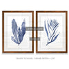 Blue 'Seaweed Under Water III' by Vincent Van Gogh - 2 Piece Picture Frame Painting Print Set (Set of 2) EJ837