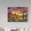 'Sonoran Desert Glow' Acrylic Painting Print on Wrapped Canvas (#403)