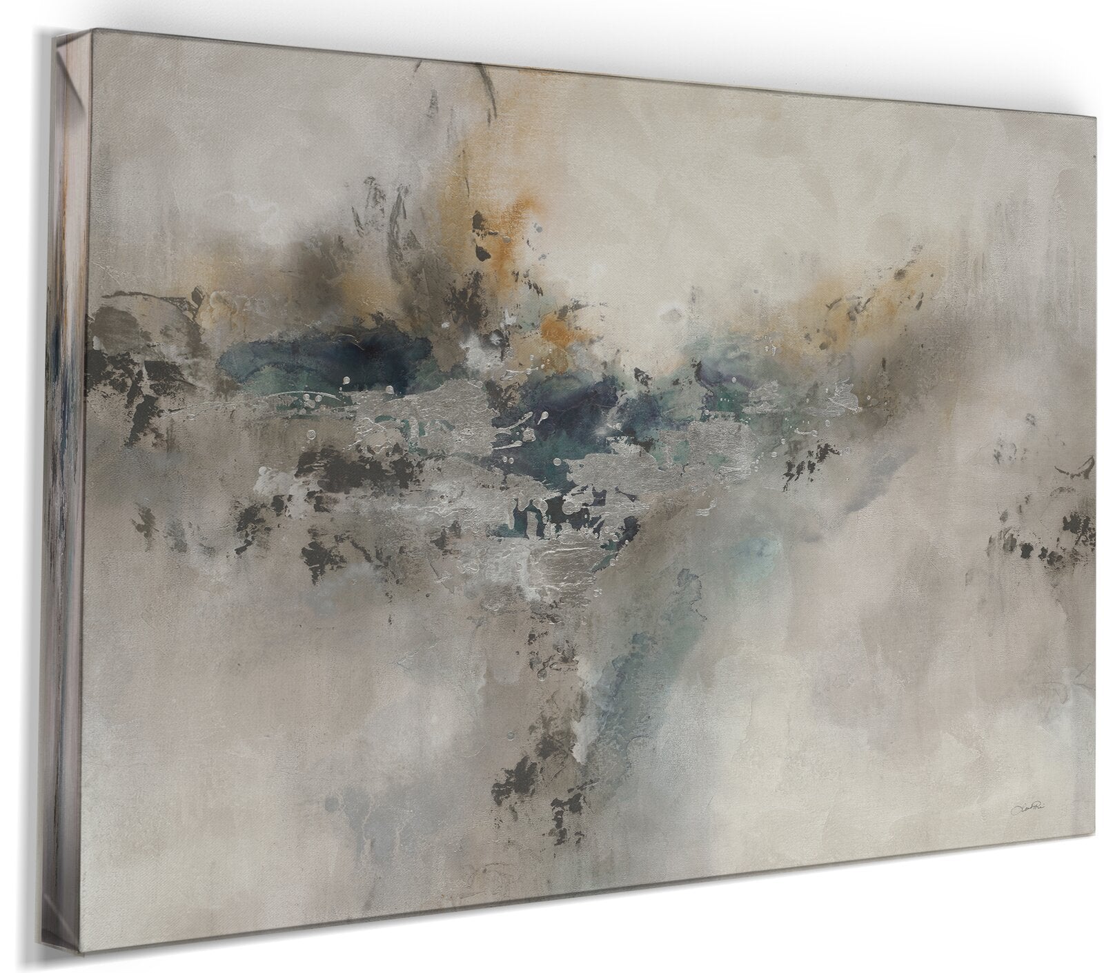 'Sterling Impressions' Painting on Wrapped Canvas K7395