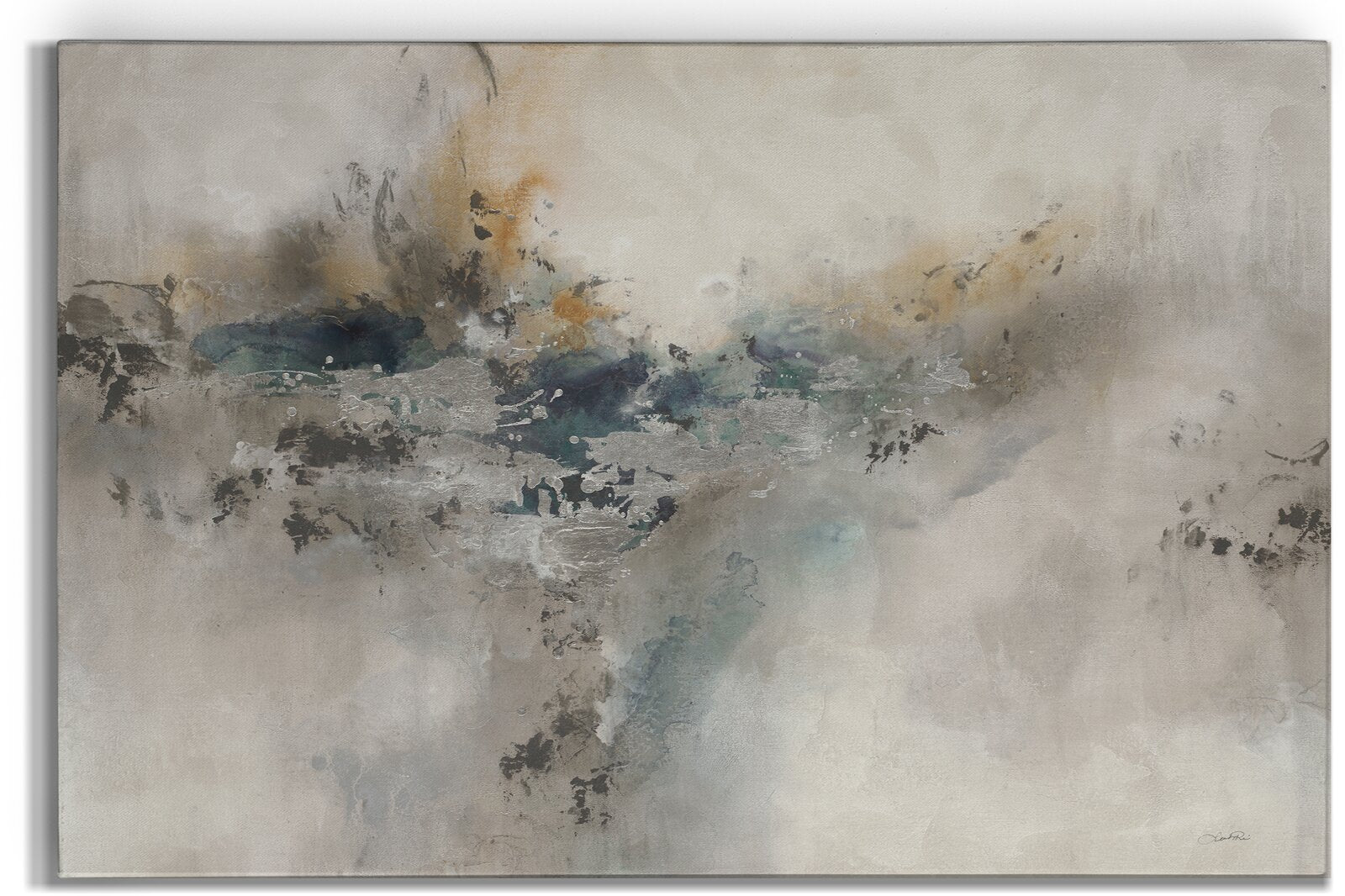 'Sterling Impressions' Painting on Wrapped Canvas K7395