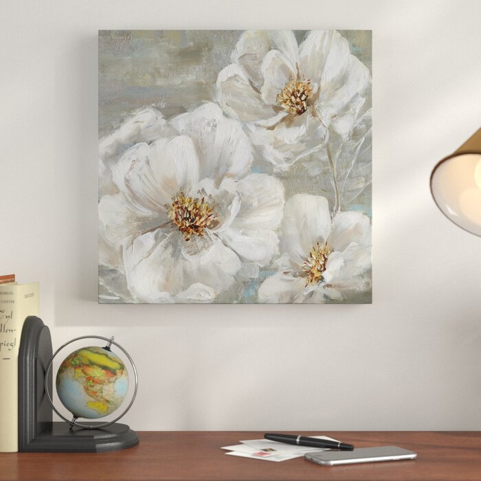 'Summer Solstice II' Oil Painting Print on Wrapped Canvas - 16" x 16" (#K4455)