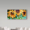 'Sunflower Dance' Acrylic Painting Print on Wrapped Canvas 10