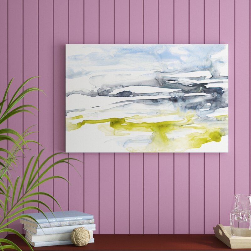 'Sweeping Fields I' Painting on Canvas CL740