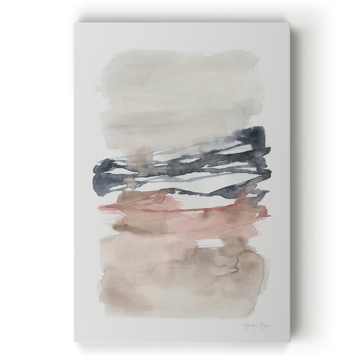 'Tiered Horizon Line I' - Painting Print on Canvas LX5004
