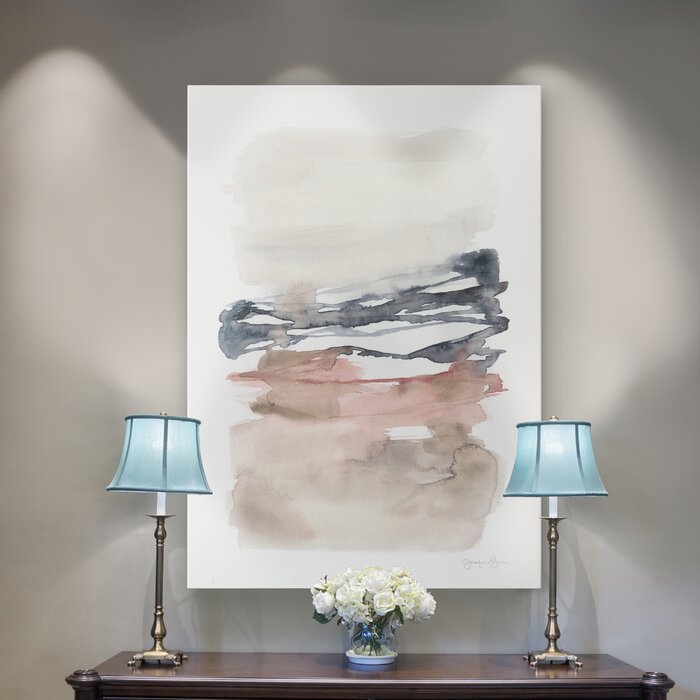 'Tiered Horizon Line I' - Painting Print on Canvas LX5004