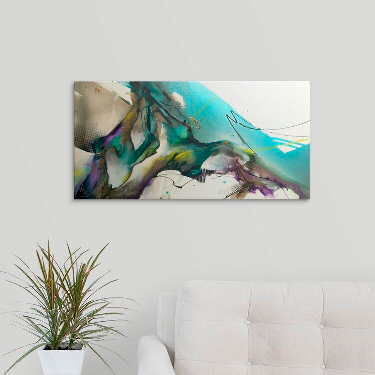 'Trust the Flow' Jonas Gerard Print - 8" x 16" x 1.5" (#K1704)