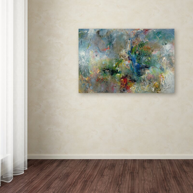 'Valley of the Waterfalls on Wrapped Canvas - 30" x 47" (#K3177)