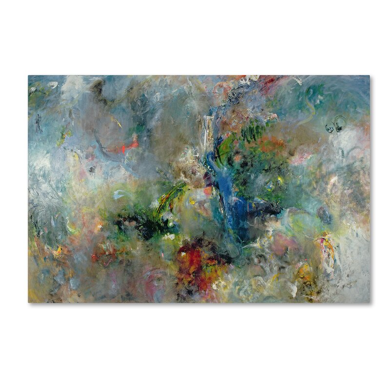 'Valley of the Waterfalls on Wrapped Canvas - 30" x 47" (#K3177)