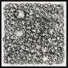 'Vibrating Flowers Congregating - Charcoal' Framed Graphic Art Print on Canvas K7711