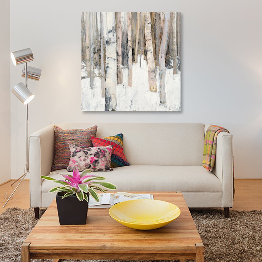 'Warm Winter Light I' Graphic Art Print on Wrapped Canvas AH110
