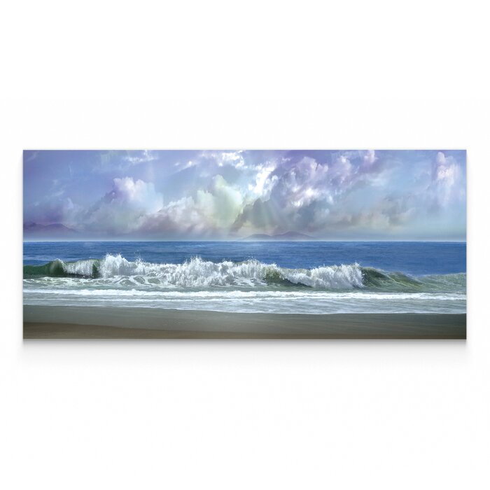 'Watching the Clouds' Oil Painting Print on Wrapped Canvas LX5068
