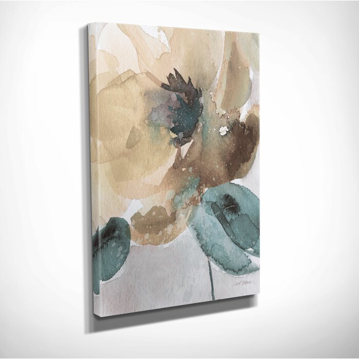 'Watercolor Poppy II' by Carol Robinson Painting Print on Wrapped Canvas (#514)