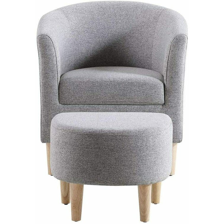 27'' Wide Armchair and Ottoman, (Set of 2)