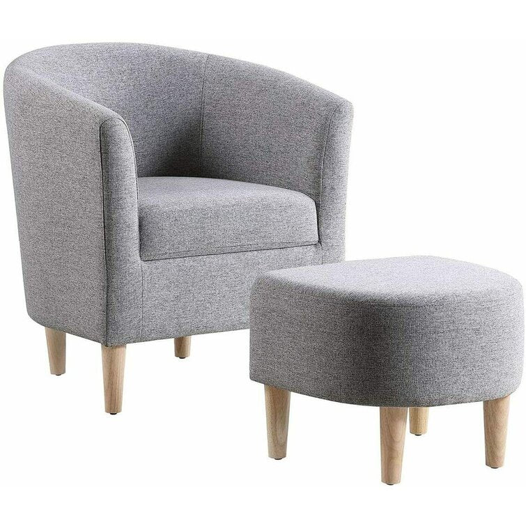 27'' Wide Armchair and Ottoman, (Set of 2)