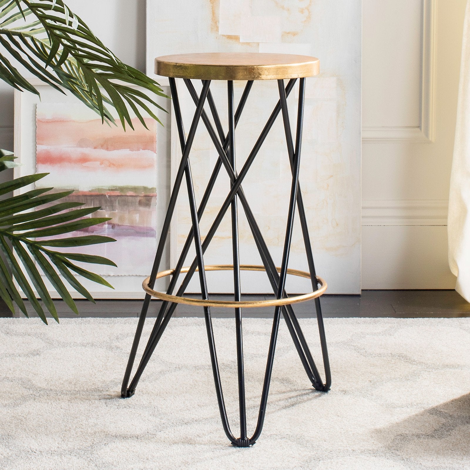 (Set of 2) Chic Industrial Stools CG235