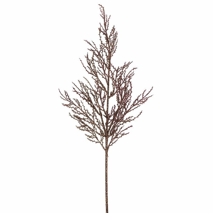 28" Onoclea Glitter Wild Huck Artificial Christmas Spray (Set of 6)