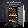 28 Bottle and 28 Can Single Zone Freestanding Wine Refrigerator