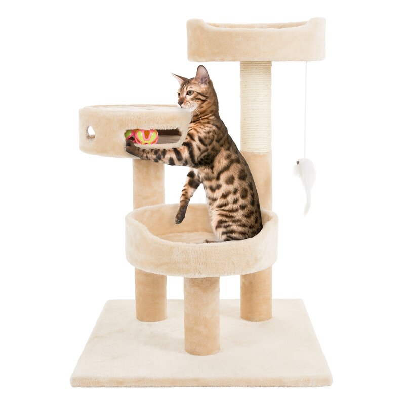 28" Colette 3-Tier Cat Tree, CYB574