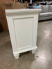 White Brodhead 3 - Drawer Nightstand