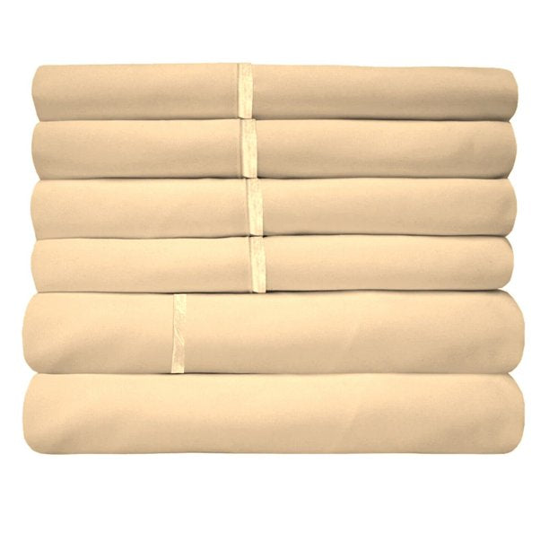 6 Piece Premium Bamboo Sheet Set, Deep Pockets, 45 Colors, 2200 Count, Sily Soft, by Lexington Elegance