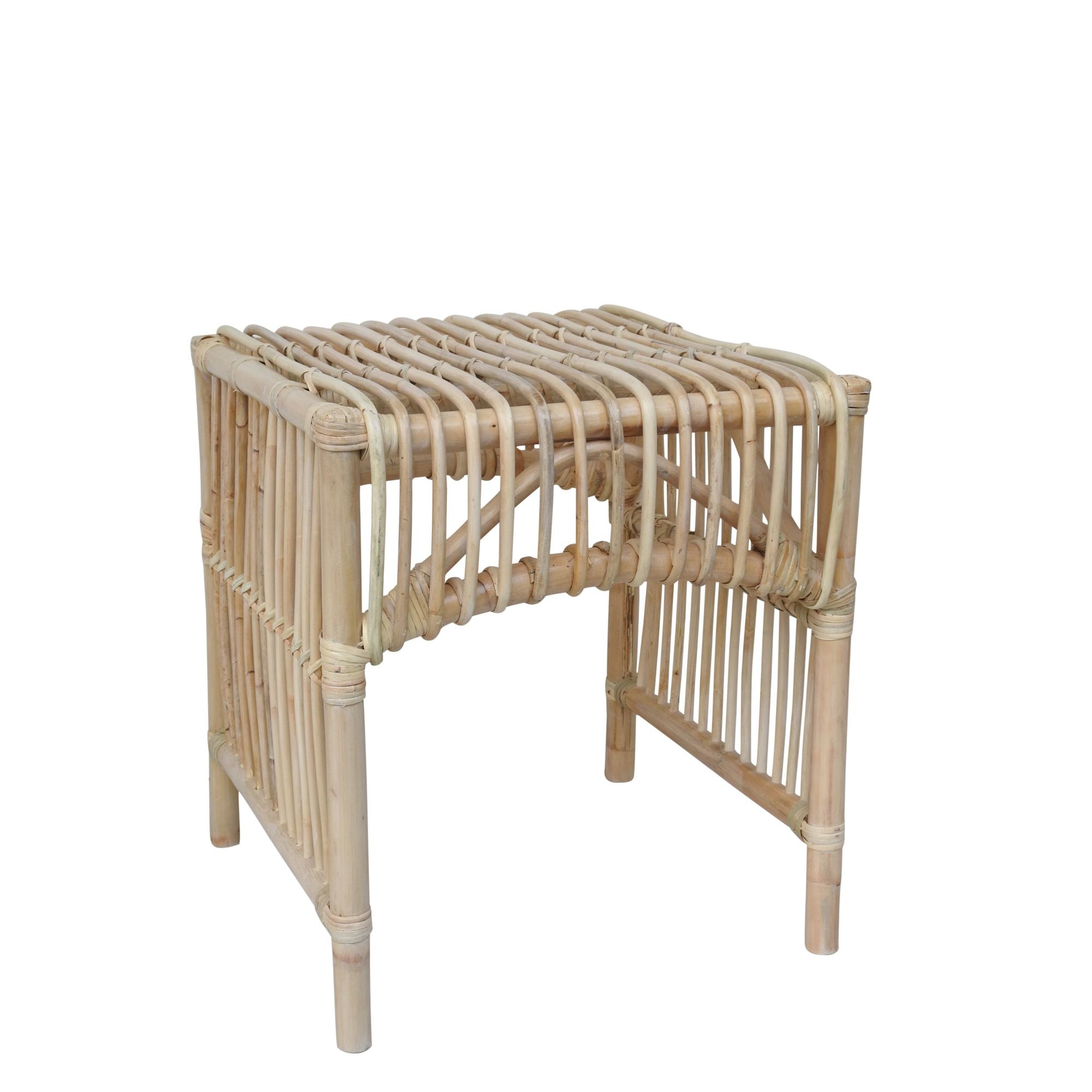 22'' Brown Multi Purpose Rattan Furniture Side Table PC267