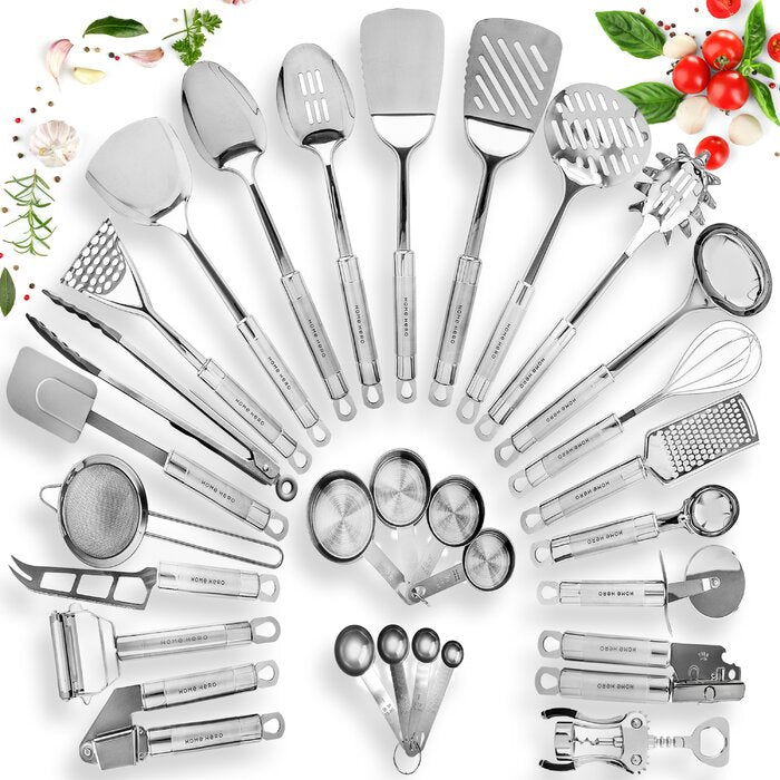 29 Piece Stainless Steel Kitchen Utensil Set