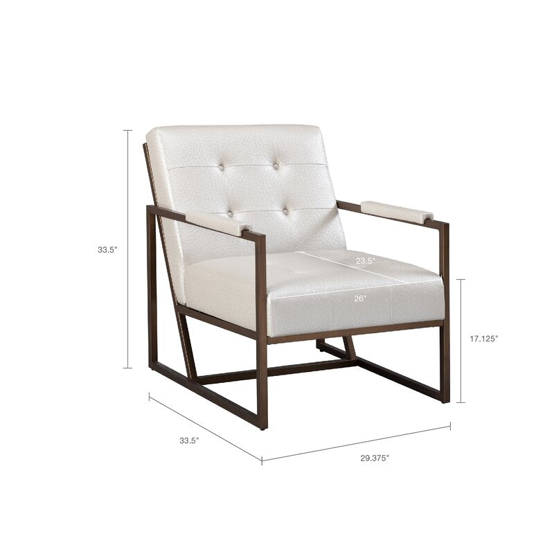 29'' Wide Tufted  Armchair pt655