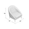 29'' Wide Tufted Velvet Barrel Chair CYB419