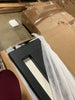 Black PU Eliason Upholstered Low Profile Platform Bed queen