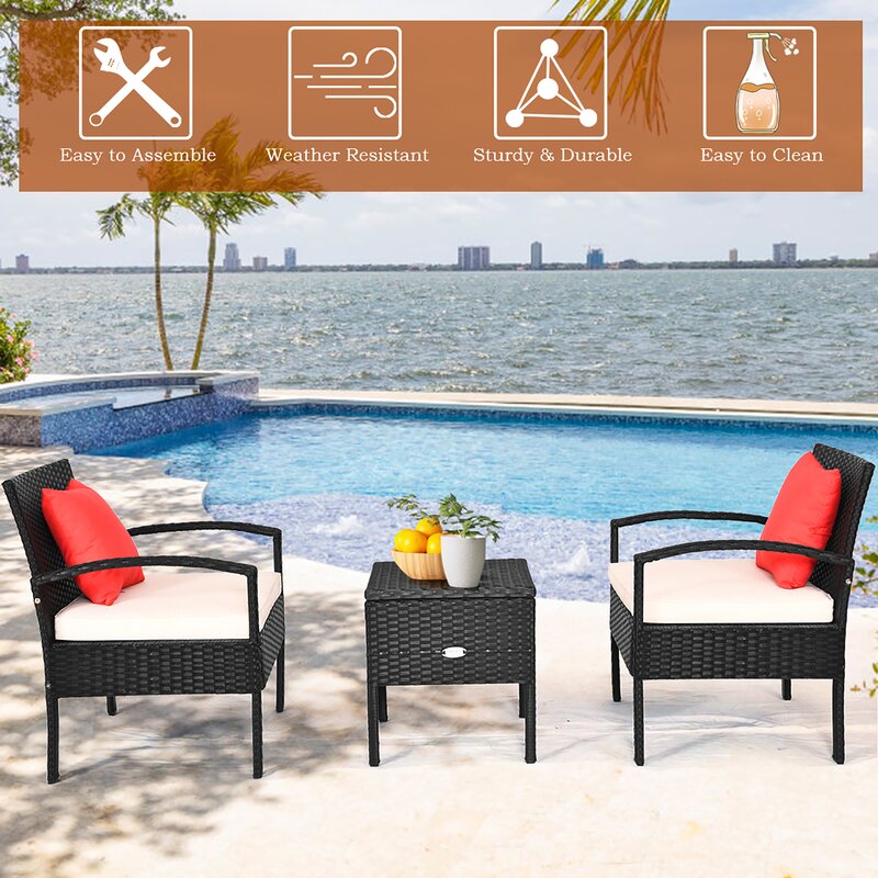 2 - Person Seating Group with Cushions pt1211