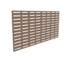 3 ft. x 6 ft. Boardwalk Saddle Polypropylene Decorative Screen Panel