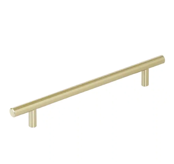 Bar Pulls 7 in. (178 mm) Golden Champagne Cabinet Drawer Pull (20-Pack)