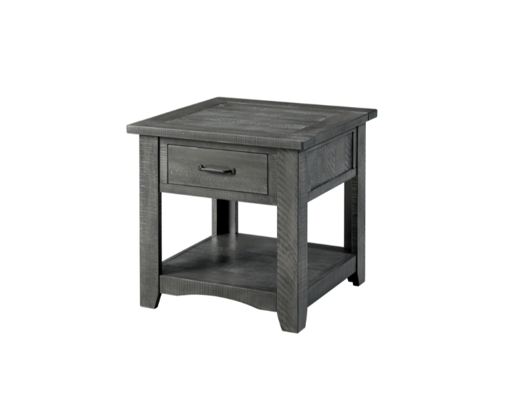 Rustic Collection Grey End Table