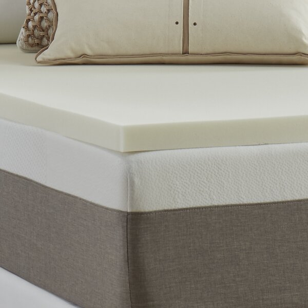 2" Memory Foam Mattress Topper, Queen