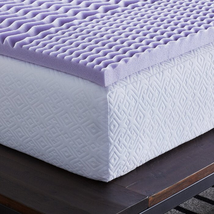 2" Twin XL Memory Foam Mattress Topper