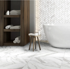 Avante Bianco 12 in. x 15 in. x 9 mm Porcelain Herringbone Mosaic Tile (5.65 sq. ft. / case, approx 39.55 sq ft  ) (7 cases) (7 boxes) KBO254