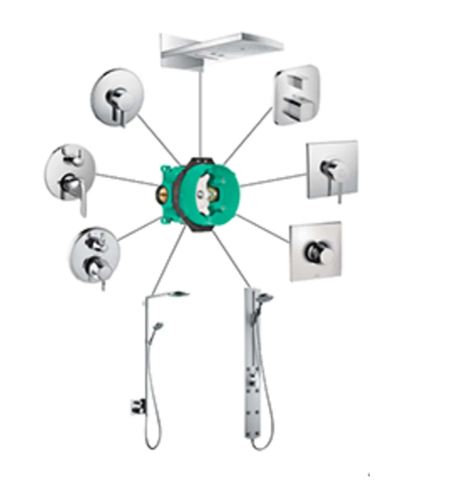 Hansgrohe iBox Universal Plus Rough In Valve with Service Stop for Hansgrohe and Axor Shower Trims Only