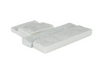 Arctic White Mini Ledger Panel Corner 4.5 in. x 9 in. Natural Split Face Marble Wall Tile (4 sq. ft./Case) (3 cases)