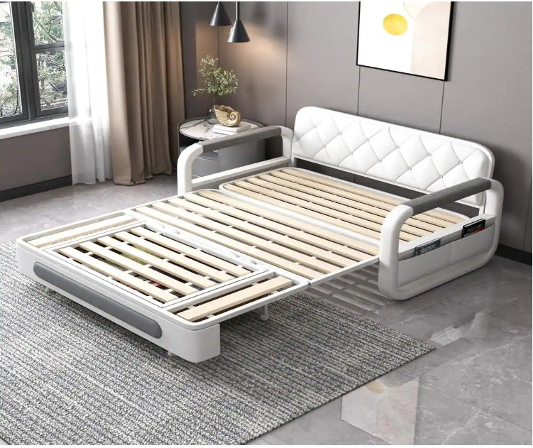50.3 in Rolled Arm Sofa Bed