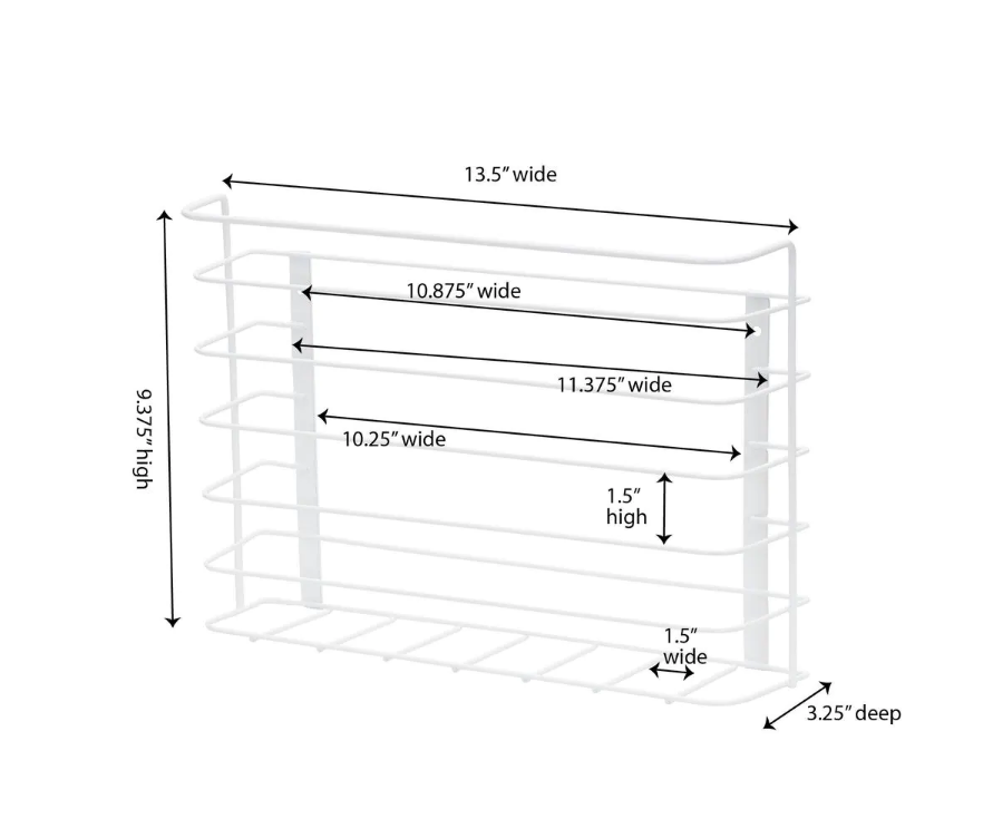 White Cutting Board Holder KB2364-A6-B2-P2