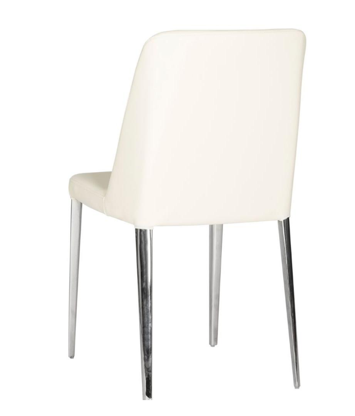 Baltic Buttercream Bicast Leather Dining Chair (Set of 2) VB382