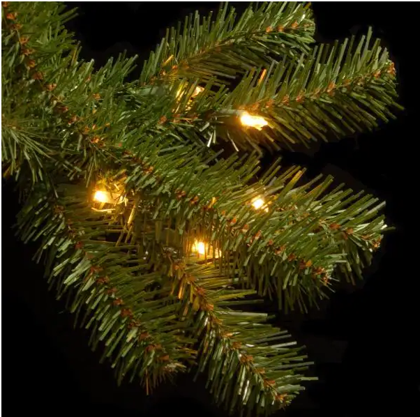 10 ft. North Valley Spruce Artificial Christmas Tree with Clear Lights