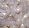 7.5 ft. Dunhill White Fir Artificial Christmas Tree with Clear Lights