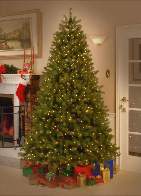 6.5 ft. Downswept Douglas Fir Tree with Dual Color LED Lights