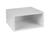 6.5 in. H x 13 in. W x 13 in. D White Wood 1-Cube Organizer KB1057
