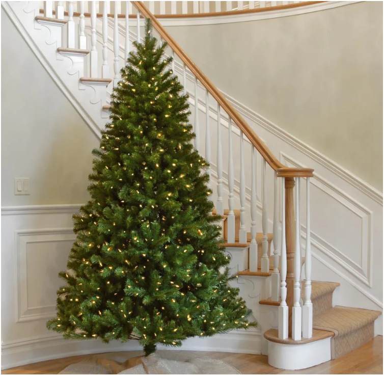7 ft. North Valley Spruce Hinged Artificial Christmas Tree with 500 Clear Lights KB1292-A5-B2-P1