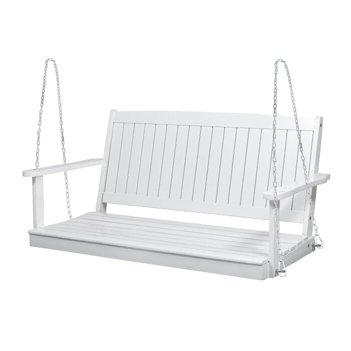 2 Person Solid Wood Porch Swing
