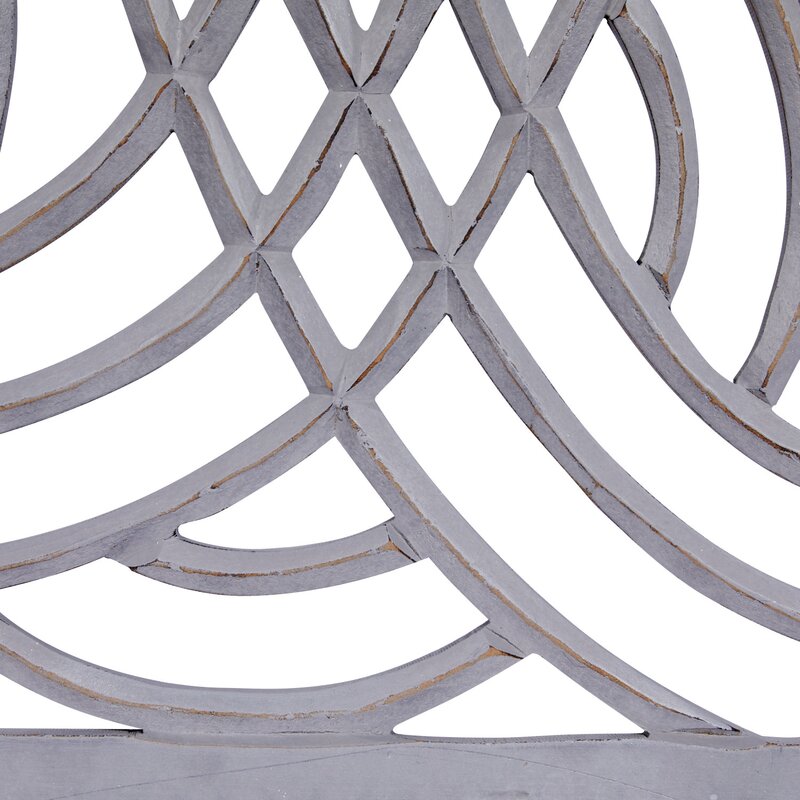 2 Piece Carved Wood Wall Décor Set